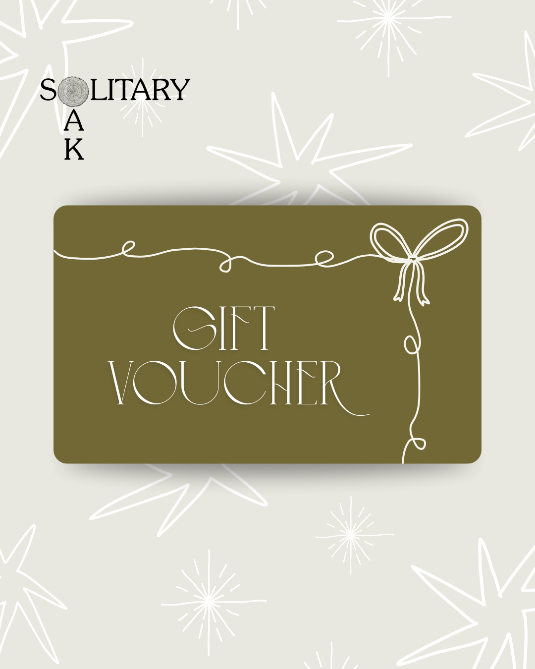 Solitary Oak Gift Card